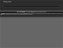 Tablet Screenshot of i3log.com